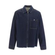 Lanvin Denim Skjorta Blue, Herr