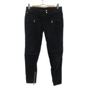 Balmain Pre-owned Pre-owned Denim jeans Black, Dam