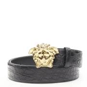 Versace Pre-owned Pre-owned Läder skrp Black, Dam