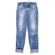 Balmain Pre-owned Pre-owned Bomull jeans Blue, Dam