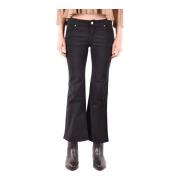Armani Stiliga Cropped Jeans för Kvinnor Black, Dam