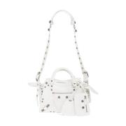 Balenciaga Neo cagole xs axelväska White, Dam