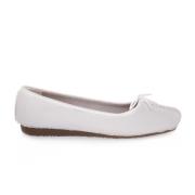 Clarks Ballerinaskor White, Dam