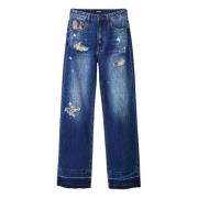 Desigual Denim Xenia 22Wwdd41 Blue, Dam