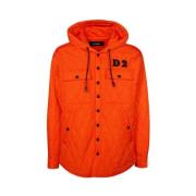 Dsquared2 Quilted Jacka Orange, Herr