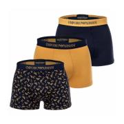 Emporio Armani Bomull Stretch Boxer Tripack - Ikonisk Multicolor, Herr