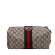 Gucci Beige Beauty Case med dragkedjestängning Beige, Herr