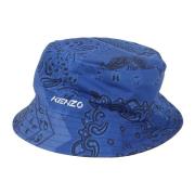 Kenzo Stilfull Reversibel Bucket Hat Blue, Herr