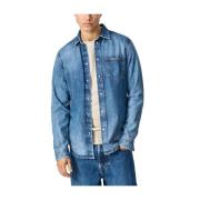 Pepe Jeans Skjorta Blue, Herr