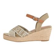 Tommy Hilfiger Kvinnors sandaler Beige, Dam