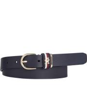 Tommy Hilfiger Timeless Corp Blått Bälte Blue, Dam