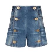 Balmain Denim shorts with buttons Blue, Dam