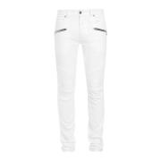 Balmain Slim-fit cotton jeans White, Herr