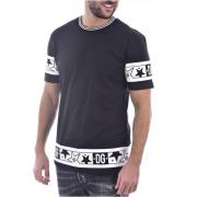 Dolce & Gabbana Bomull Logo T-Shirt Gray, Herr