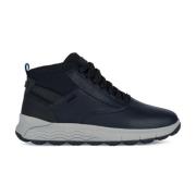 Geox Blå Ankelkängor Stiliga Bekväma Sneakers Blue, Herr