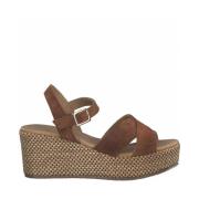 Marco Tozzi Platta sandaler Brown, Dam