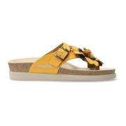 Mephisto Stilfull Helen Flower Sandal för Kvinnor Yellow, Dam