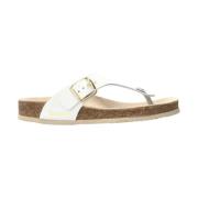 Mephisto Ultralätt Dam Sandal med Justerbar Rem White, Dam