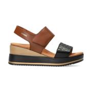 Mephisto Perforerad dam sandal med optimal komfort Black, Dam