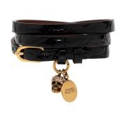 Alexander McQueen Armband Black, Dam