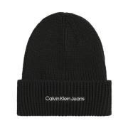 Calvin Klein Jeans Svart Dam Beanie Black, Dam