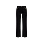 Versace Jeans Couture Palazzo jeans Black, Dam