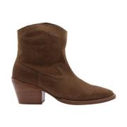 Bronx Trendiga Cowgirl Ankelboots Brown, Dam