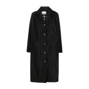 Ganni Rain Jackets Black, Dam