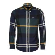 Barbour Seaweed Tartan Skräddarsydd Skjorta Blue, Herr