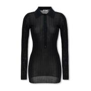 Stella McCartney Räfflad topp Black, Dam