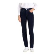 MAC Mörkblå Denim Skinny Jeans Blue, Dam