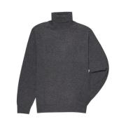 Brooks Brothers Turtleneck i ull och kashmir Gray, Herr