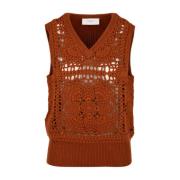 Beatrice .b Dam Gilet Jacka Modell 22Fa9025 Brown, Dam