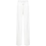 Ermanno Scervino Breda byxor med satin midjeband White, Dam