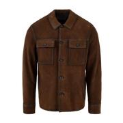 The Jack Leathers Copenaghen J24 Brun Läderjacka Brown, Herr