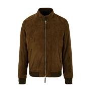 The Jack Leathers Elvis 18 Läderkappor Brown, Herr