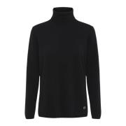 Btfcph Cashmere Turtle Neck Pullover 50107 Svart Black, Dam