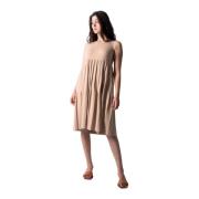 Max Mara Weekend Beige Stickad Klänning - XS Beige, Dam