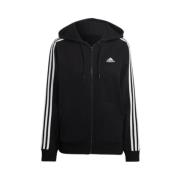 Adidas Dragkedja Hoodie Black, Dam