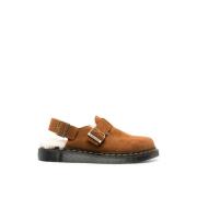 Dr. Martens Shearling Mules Brown, Herr