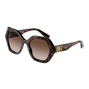 Dolce & Gabbana Stiliga solglasögon för ögonskydd Brown, Dam