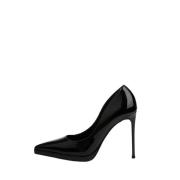 Steve Madden Svarta platta skor med blank finish Black, Dam