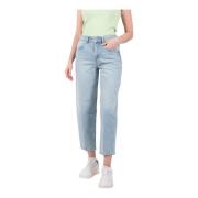 Drykorn Stiliga Straight Jeans för kvinnor Blue, Dam