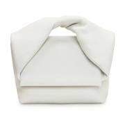 JW Anderson Midi Twister Handväska White, Dam