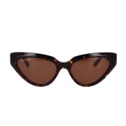 Balenciaga Cat-Eye Solglasögon Bb0270S 002 Brown, Dam