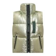 Givenchy Garment Dye Puff Vest Green, Herr