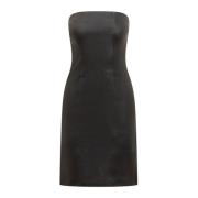 Ludovic de Saint Sernin Bustier Mini Klänning Black, Dam