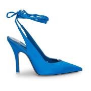 The Attico Venus Slingback Klackar Blue, Dam