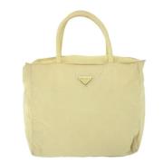 Prada Vintage Pre-owned Tyg prada-vskor Beige, Dam