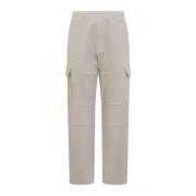 Givenchy Bågformade Cargo Byxor White, Herr